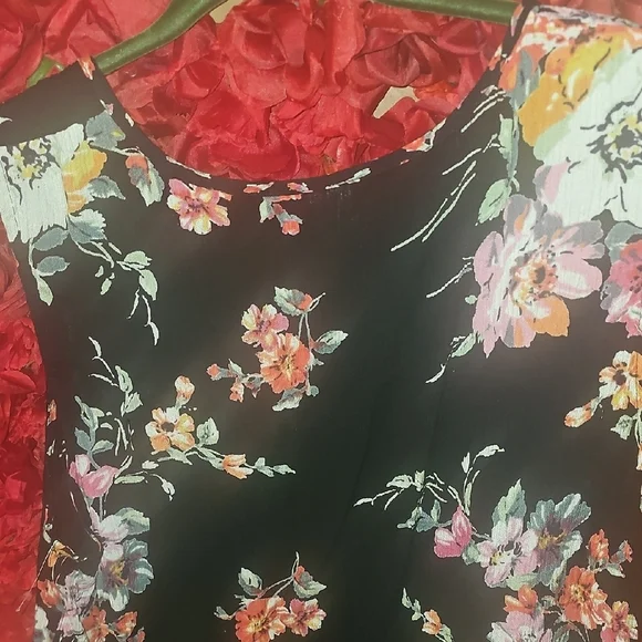 Bila NWOT Multicolor Floral Flowy Sleeveless Dress Size Xlarge - Picture 8 of 8